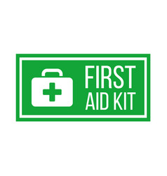 First Aid kit Royalty Free Vector Image - VectorStock