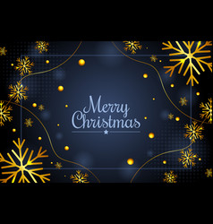 Merry Christmas Luxury Background Design With