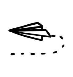 Paper Aeroplane Doodle Simple Planes Ship