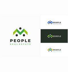 People House Logo Designs Concept Real Estate