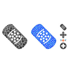 Bandaid Mosaic Icon Round Dots