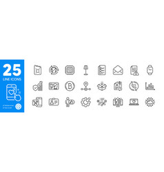 Outline Icons Set Search Employee Security