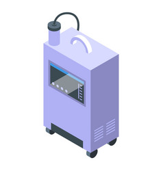 Oxygen Concentrator Pipe Icon Isometric