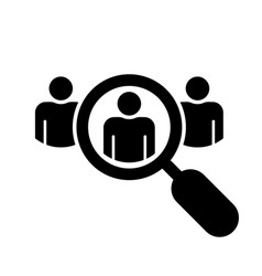 Search Human Candidate For Job Icon Find Work