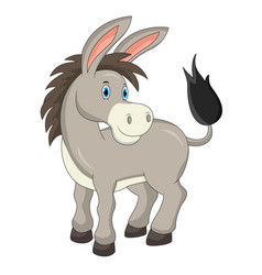 Smiling donkey head Royalty Free Vector Image - VectorStock