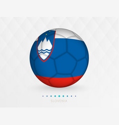 Football Ball With Slovenia Flag Pattern Soccer