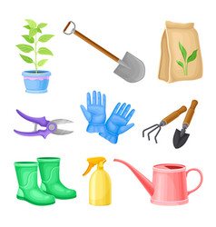 Garden Tools With Watering Can And Ironmongery