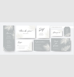 Classy Wedding Stationery Business Card Template