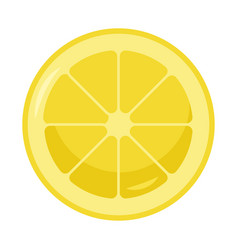 Lemon Slice Symbol Of Healthy Food