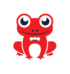 Cute Red Frog Design