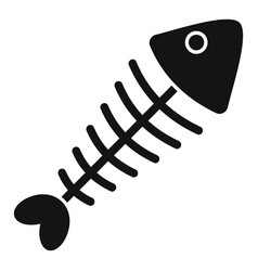 Fish Waste Icon Simple Food Trash