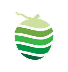 Fresh Coconut Icon Logo