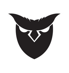 Angry Owl Icon Logo