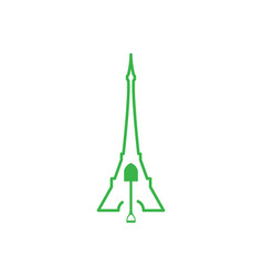 Eiffel Garden Icon Logo