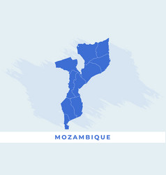 National Map Of Mozambique