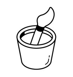 A Brush Pot Isometric