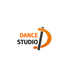 Dance Studio Letter D Icon