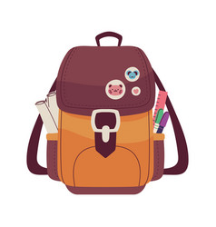 School Bag With Patches