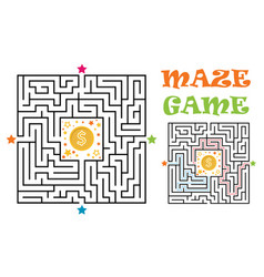 Square Maze Labyrinth Game For Kids Labyrinth