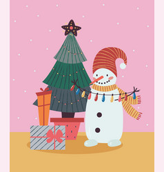 Christmas Card Funny Snowman