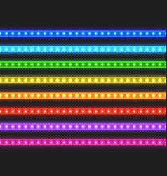 Led Light Strip Realistic Colorful Ribbon