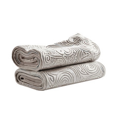 Stack Of Towels On White Background Isolated