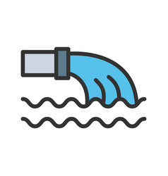 Waste Water Icon Image