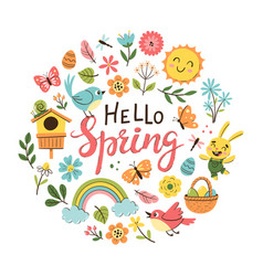 Floral Spring And Seasonal Elements Background