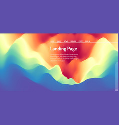 Landing Page For Website And Mobile App Modern