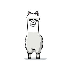 Llama Hembra Hand-drawn Hembra Doodle