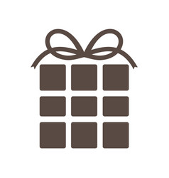 Chocolate Gift Icon Logo