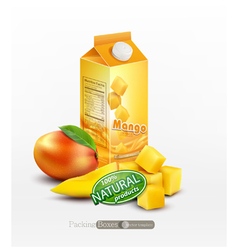 Pack Of Mango Juice With Slices And Diced Mango