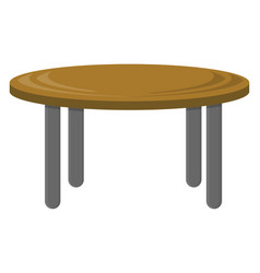 Small Kitchen Table On A White Background