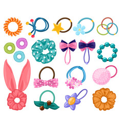 Hair Rubber Bands Cartoon Scrunchies Girlish