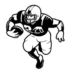 American Football Player Mascot Of American