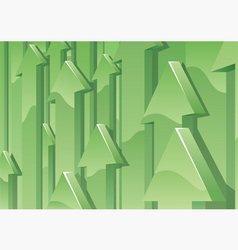 3d growth arrow Royalty Free Vector Image - VectorStock