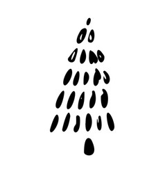 Christmas Tree Doodle Hand Drawn Xmas Decorations