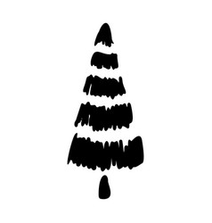 Christmas Tree Doodle Hand Drawn Xmas Decorations