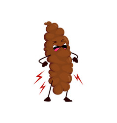 Funny Poo Excrement Cartoon Angry Poop Emoji