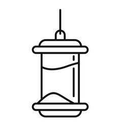 Plastic Bird Feeders Icon Outline Style