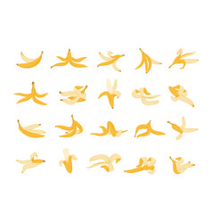 Banana Peel Cartoon Organic Waste Template