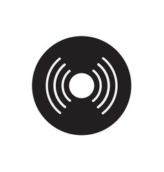 Disk Music Icon Logo