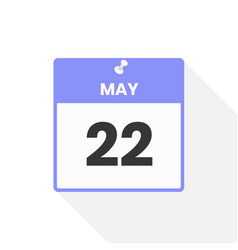 May 22 Calendar Icon Date Month Calendar Icon