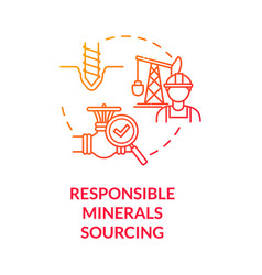 Responsible Minerals Sourcing Red Gradient