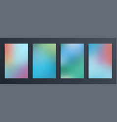 Set Abstract Gradient Blurred Background