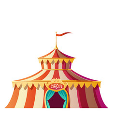 Circus tent Royalty Free Vector Image - VectorStock