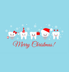 Cute Christmas Teeth With Xmas Accessories