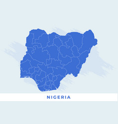 National Map Of Nigeria