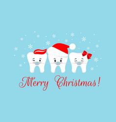 Cute Christmas Teeth In Braces With Xmas