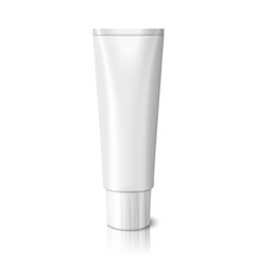 Blank Realistic Tube For Toothpaste Lotion